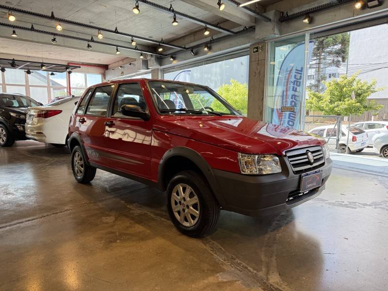 FIAT - UNO - 2009/2010 - Vermelha - R$ 26.900,00