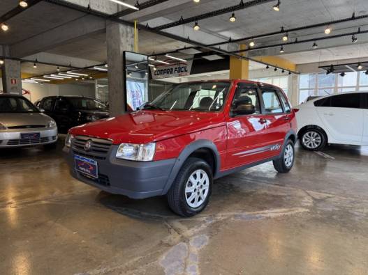FIAT - UNO - 2009/2010 - Vermelha - R$ 26.900,00